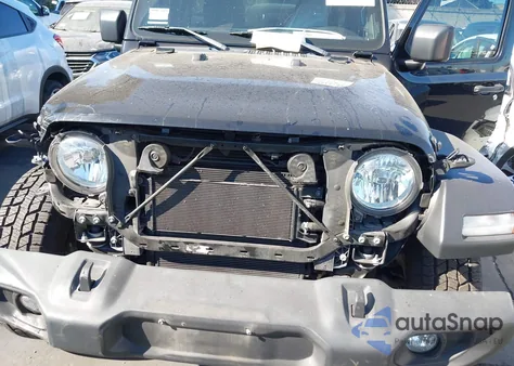 2021 Jeep Wrangler Unlimited Sport Altitude 4X4 z USA, uszkodzony, nr VIN 1C4HJXDG6MW508301